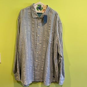 NWT TOMMY BAHAMAS BUTTON DOWN LONG SLEEVE